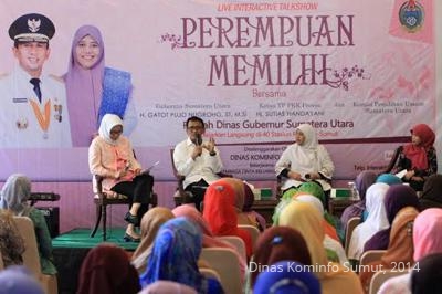 GUBSU: SUARA PEREMPUAN 51 PERSEN MENENTUKAN KUALITAS DEMOKRASI